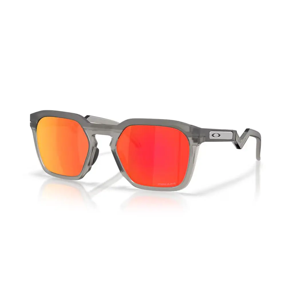 Sunglasses Hstn SQ OO9533-0254 Matte Grey Smoke / Prizm Ruby Lens by Oakley
