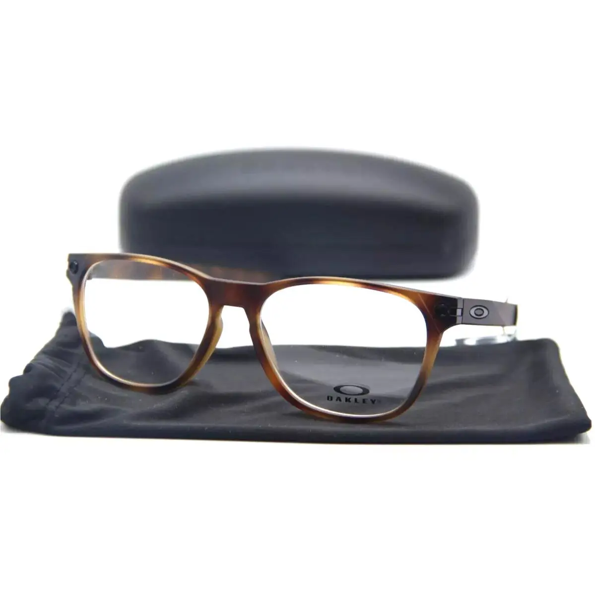 Oakley Ojector OX8177-0556 Satin Brown Tortoise Eyeglasses 56-16 - Frame: SATIN BROWN TORTOISE