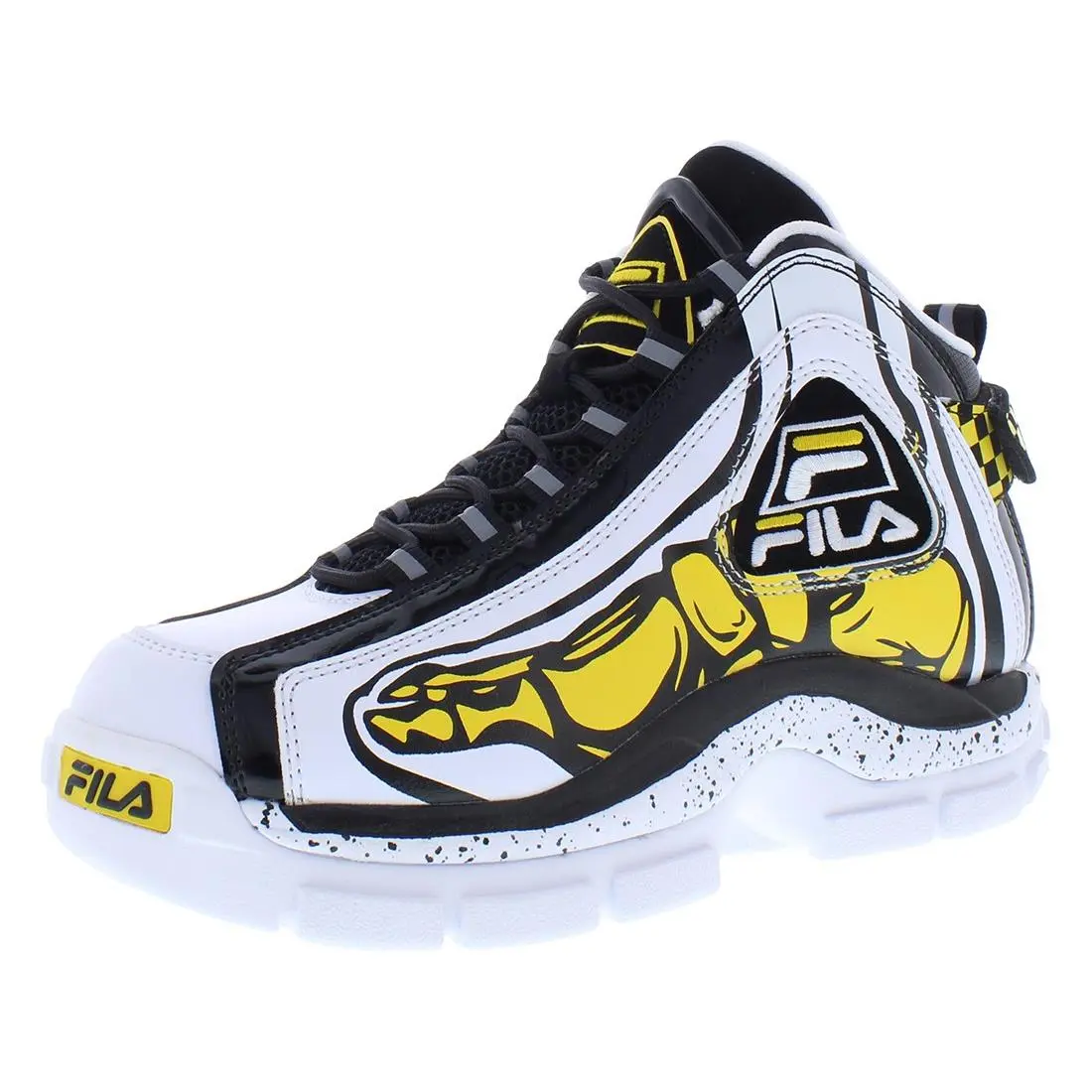 Fila shoes - 3BM01894115 - 3BM01894115 - Black/White/Yellow, Main: White 5