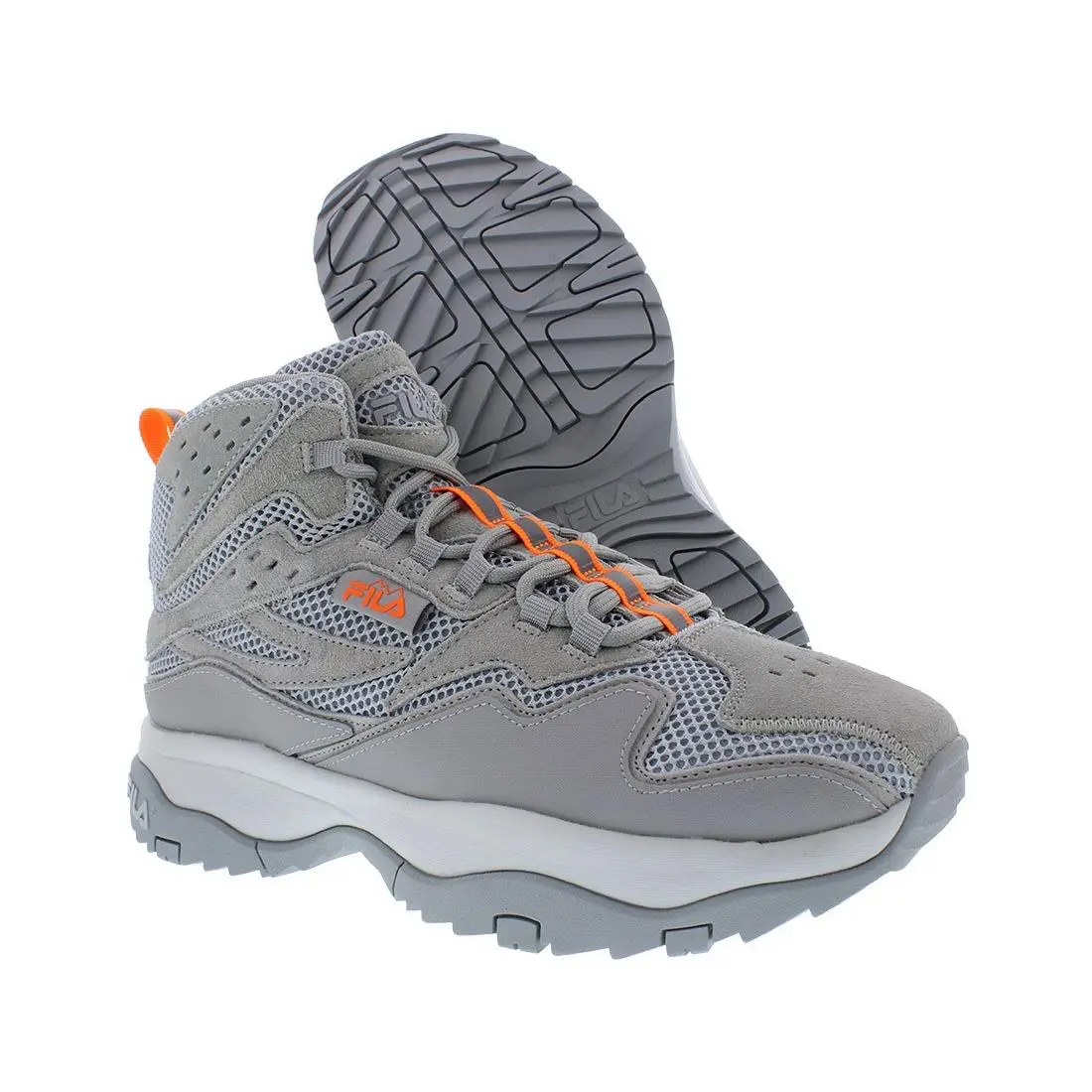 Fila Ranger Boot Mens Shoes Size 9.5 Color: Grey/orange