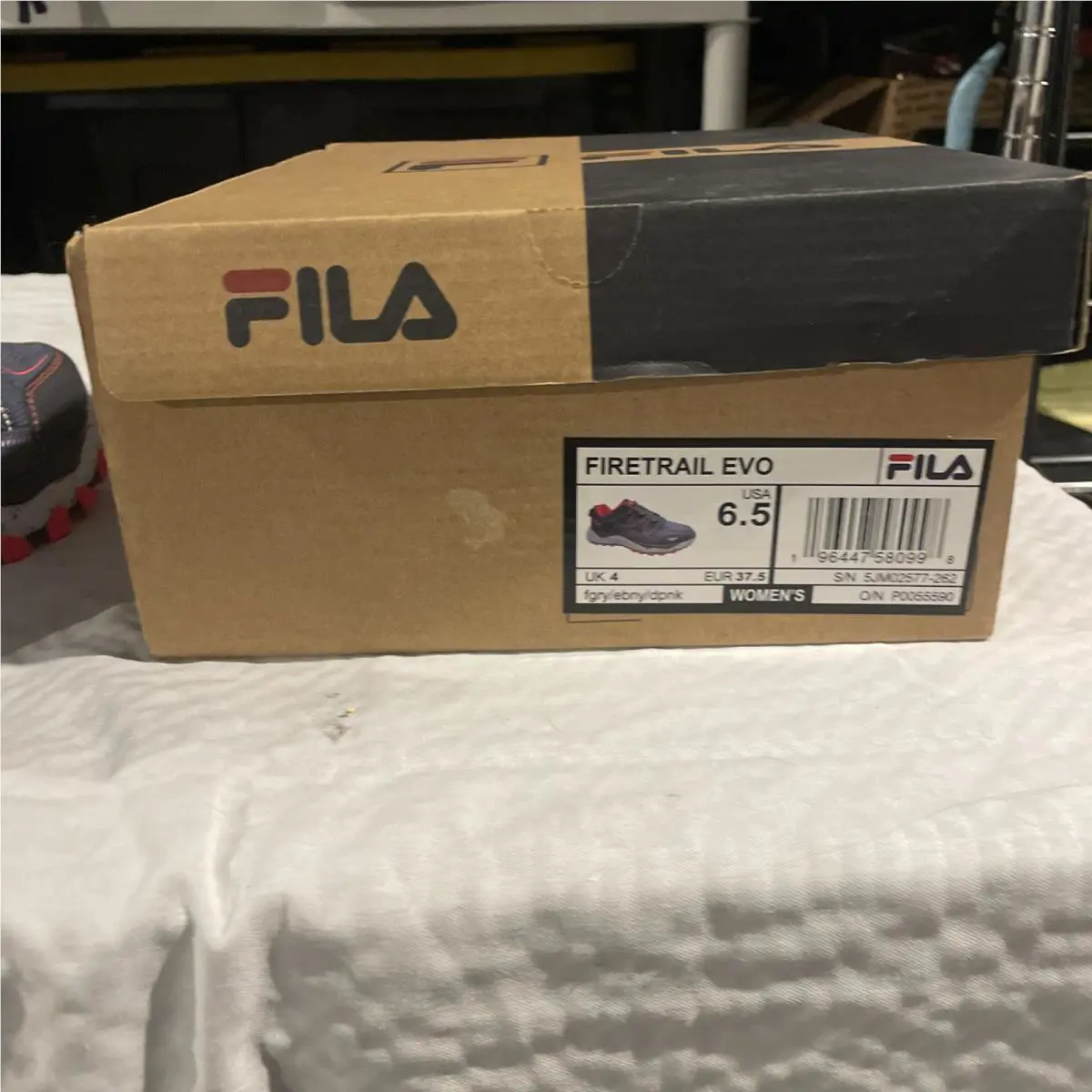Fila shoes - Fila Firetrail EVO - Firetrail EVO - Gray Ebony And Pink (UPC: 0196447580998) 8