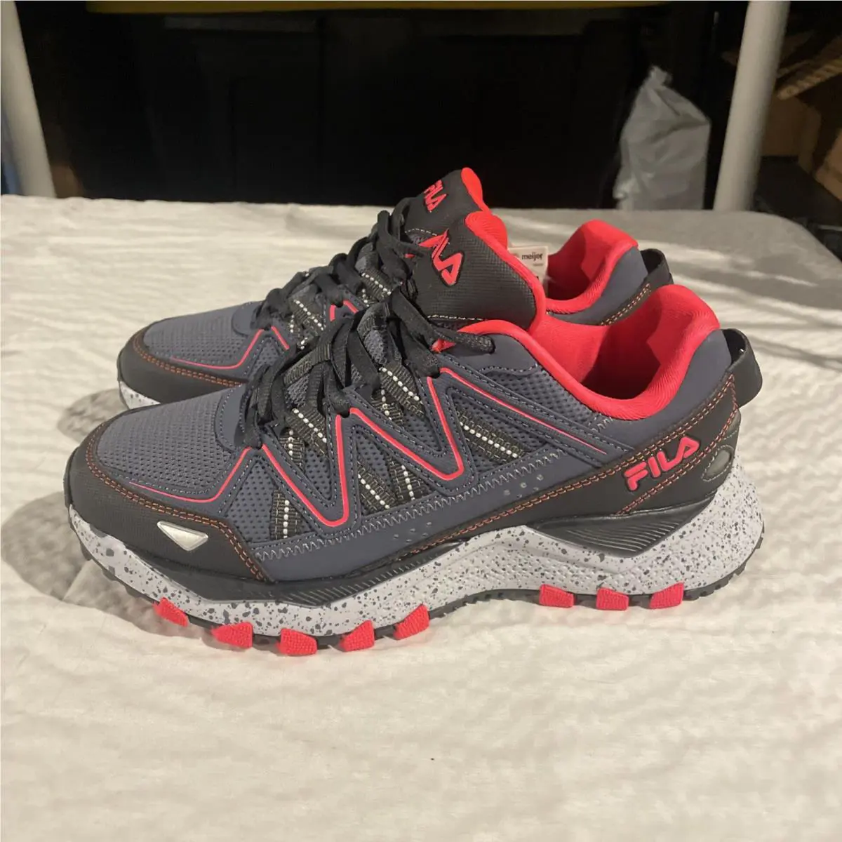 Fila shoes - Fila Firetrail EVO - Firetrail EVO - Gray Ebony And Pink (UPC: 0196447580998) 1