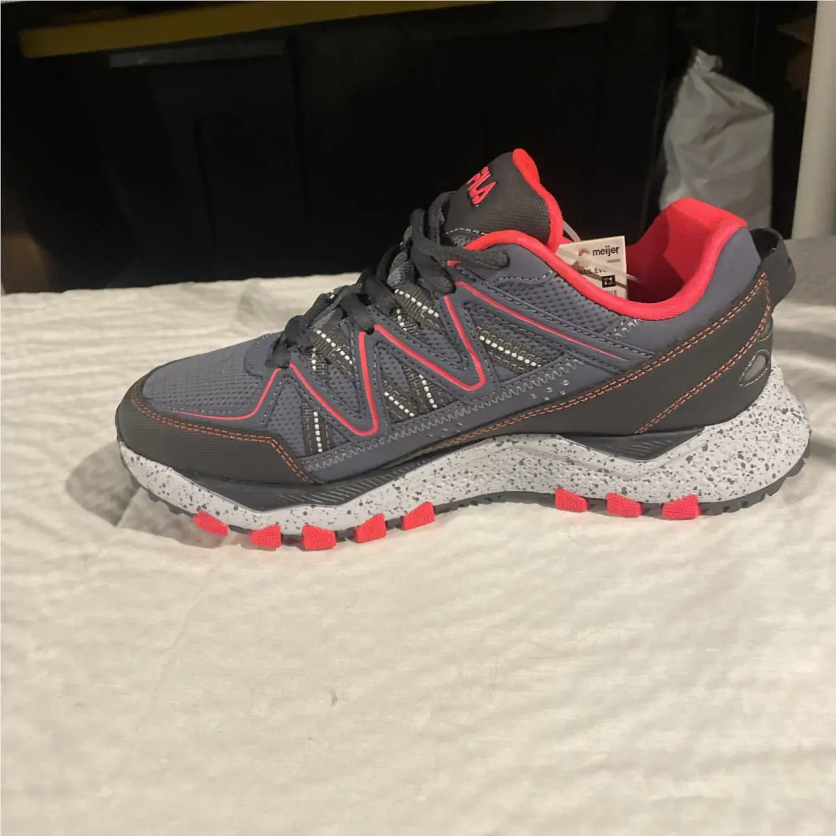 Fila shoes - Fila Firetrail EVO - Firetrail EVO - Gray Ebony And Pink (UPC: 0196447580998) 2