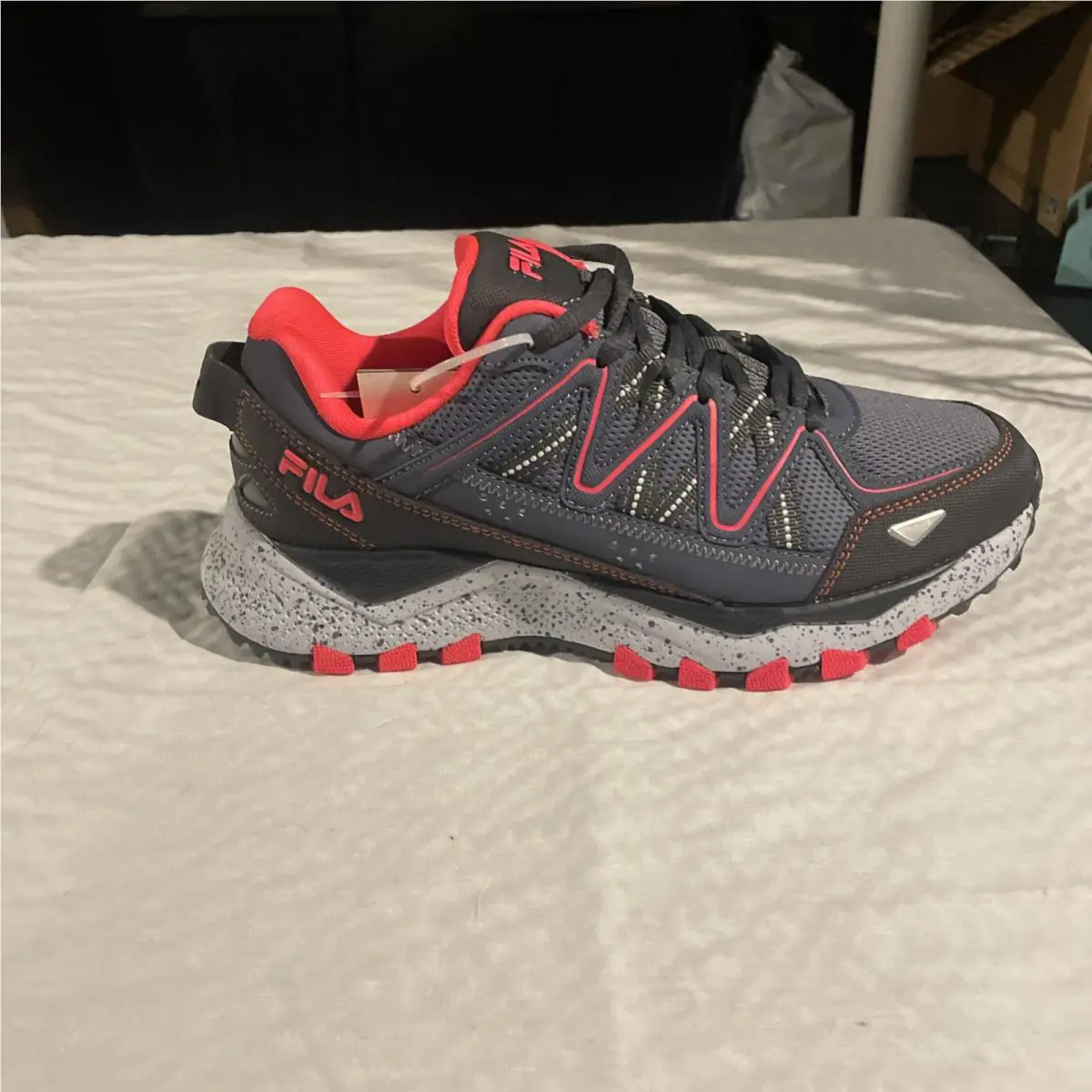 Fila shoes - Fila Firetrail EVO - Firetrail EVO - Gray Ebony And Pink (UPC: 0196447580998) 4