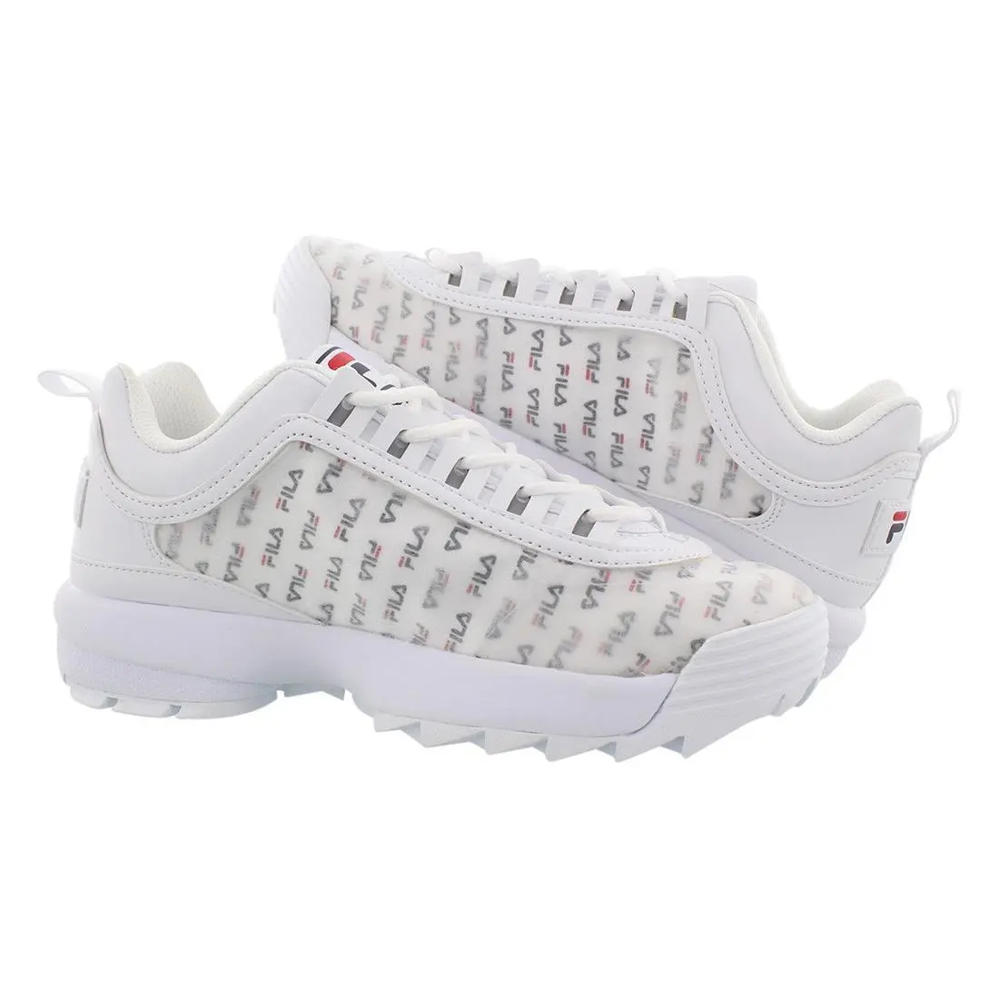 Fila shoes - White/Navy/Red, Main: White (UPC: 633641931527) 1