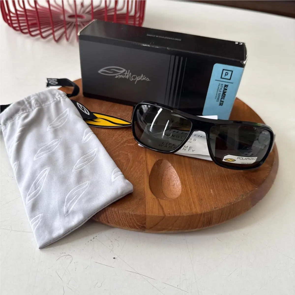 Smith Optics - Rambler Polarized Tlt Optics Sunglasses - Black /chromapop