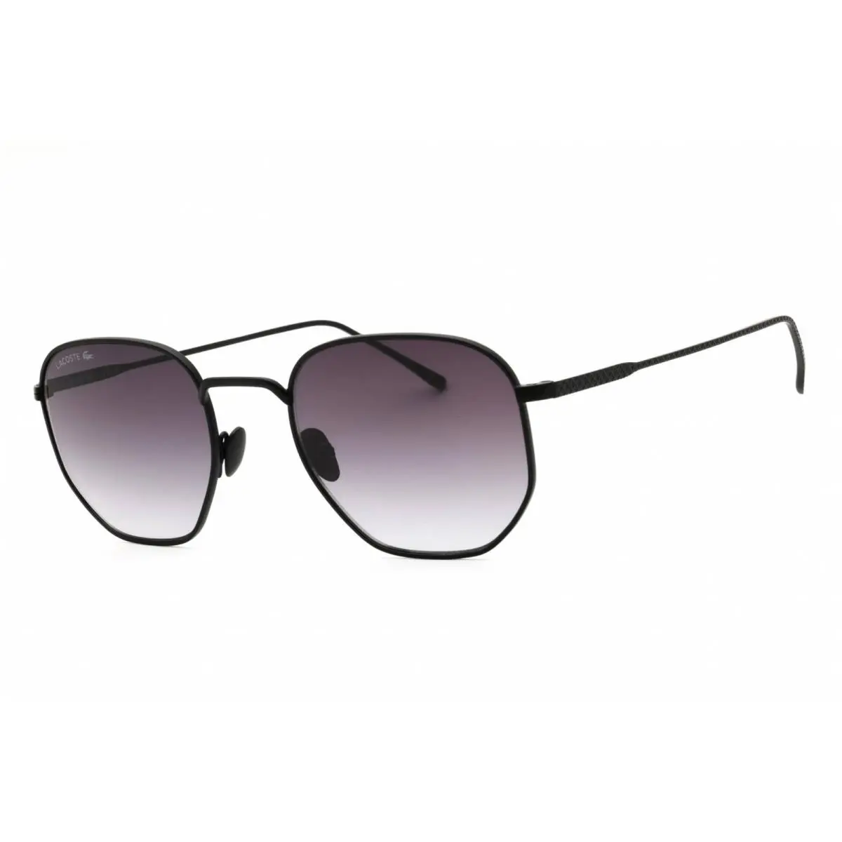 Unisex Sunglasses Matte Black Metal Full Rim Frame Gradient L198SN 004 by Lacoste
