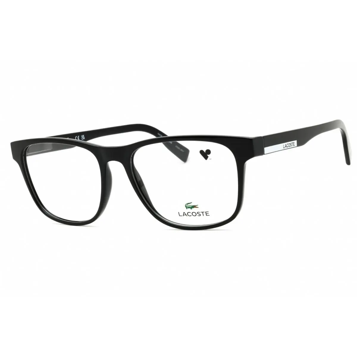 L2898 001 Black 56mm Eyeglasses by Lacoste