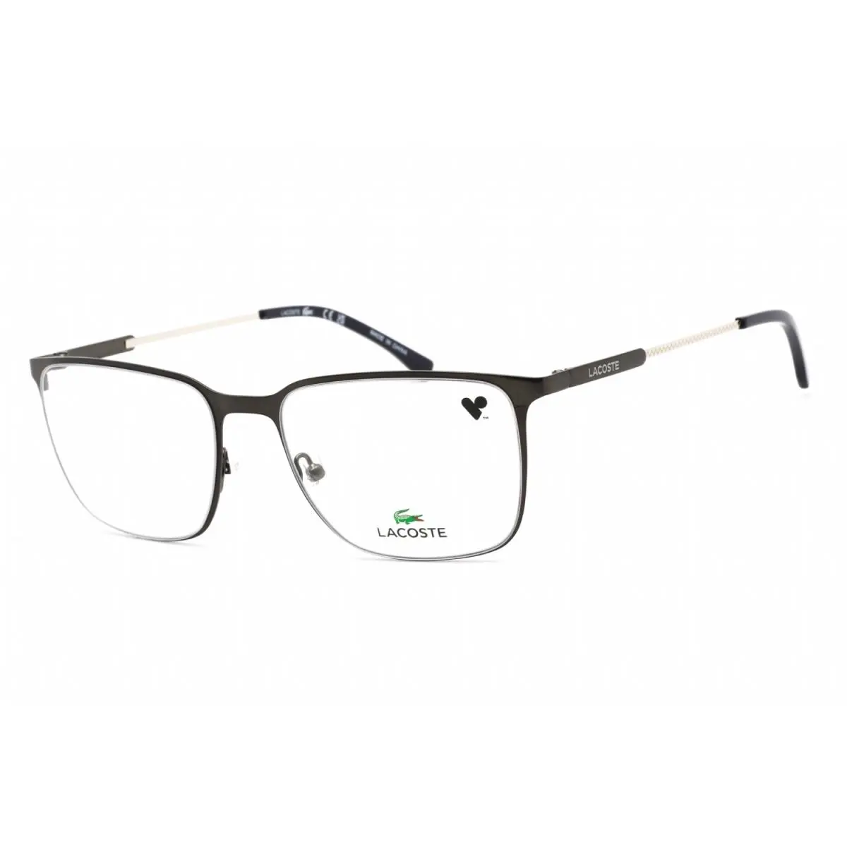 Lacoste L2287-021-55 Eyeglasses Frame Size 55mm 18mm 145mm Grey Men 886895760898