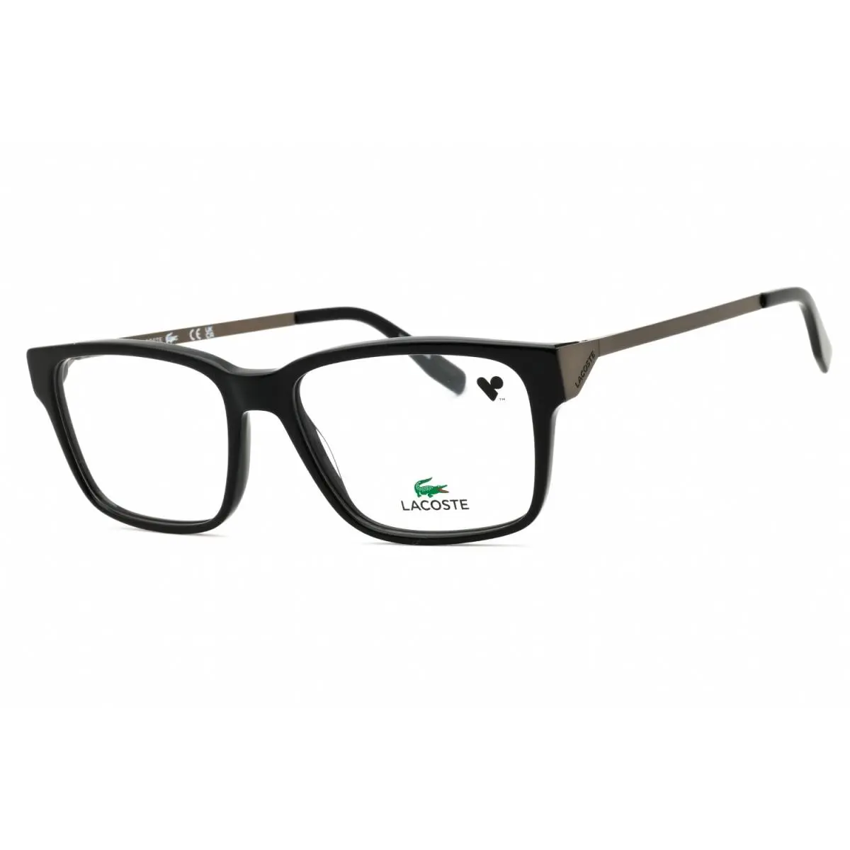 L2867 001 Eyeglasses Black Frame 54mm by Lacoste