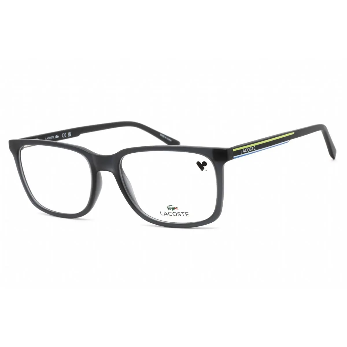 Lacoste L2859-024-57 Eyeglasses Frame Size 57mm 18mm 145mm Grey Men 886895760959