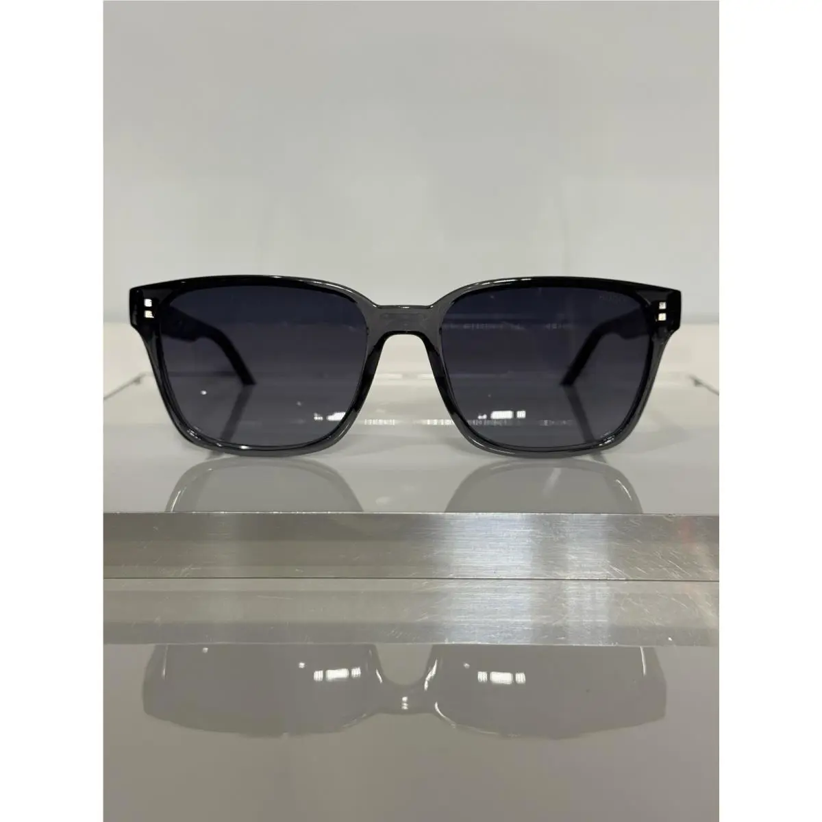 Hugo by Boss HG-1162S KB79O Smoke Gray Acetate Gradient Sunglasses 57mm
