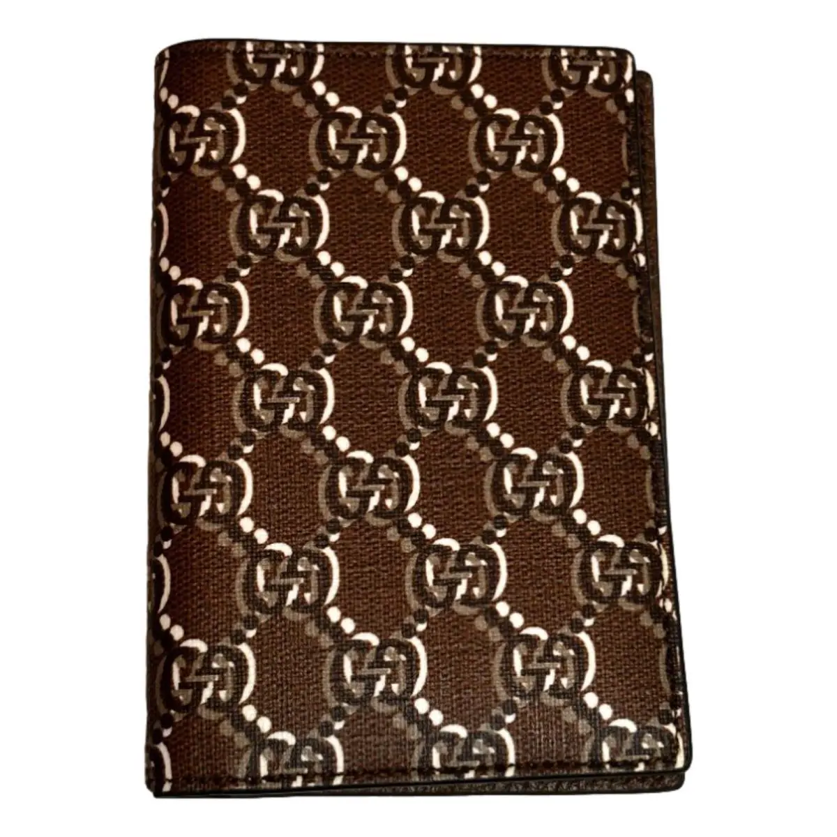 Gucci GG Shadow Brown Leather Bifold Wallet 802025 Monogram w/ Box