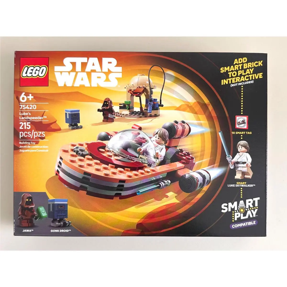 Lego 75420 Star Wars Smart Play: Luke’s Landspeeder Building Set Toy 215 Pcs