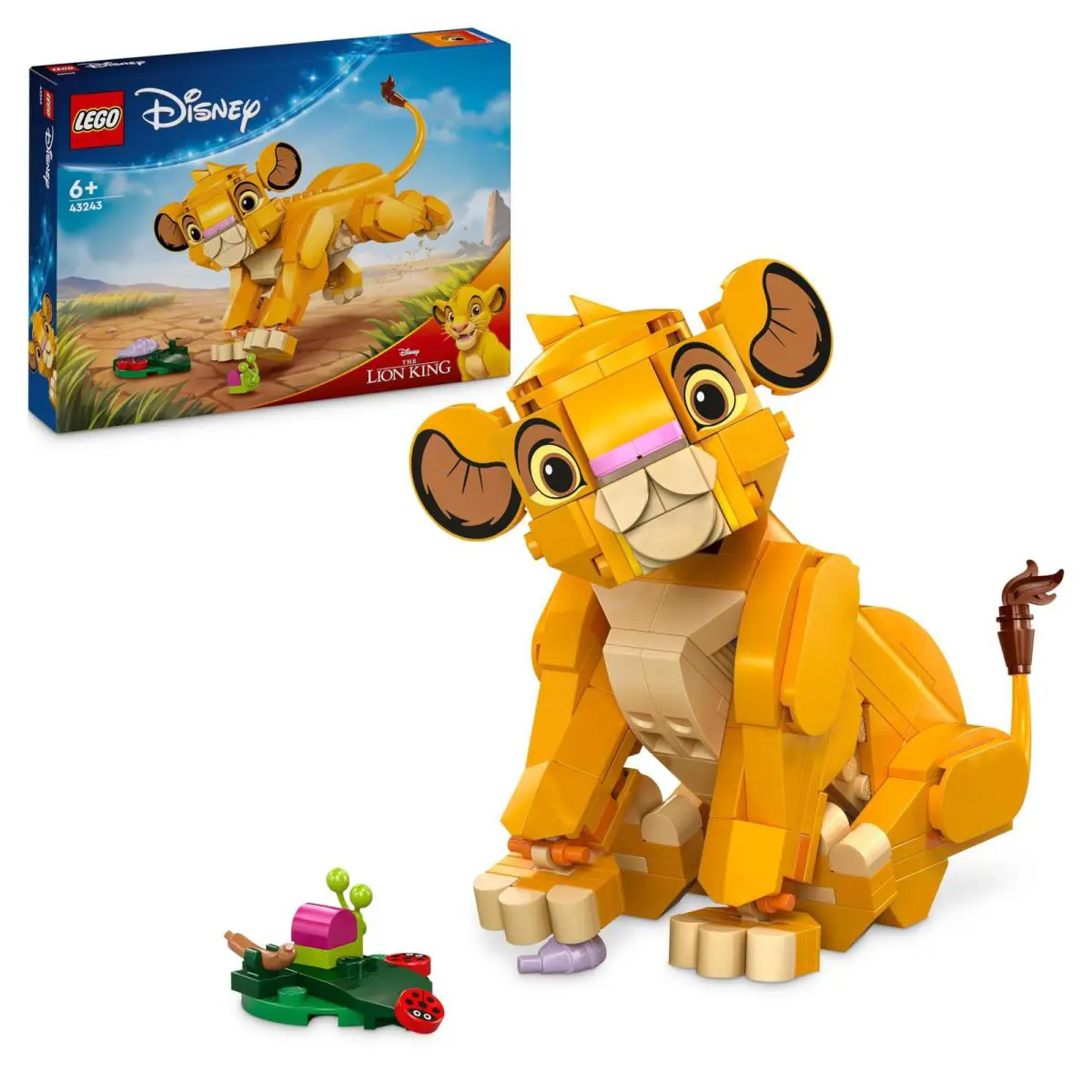 Lego Disney Simba The Lion King Cub Building Toy For 6 Plus Year Old Girls Boy