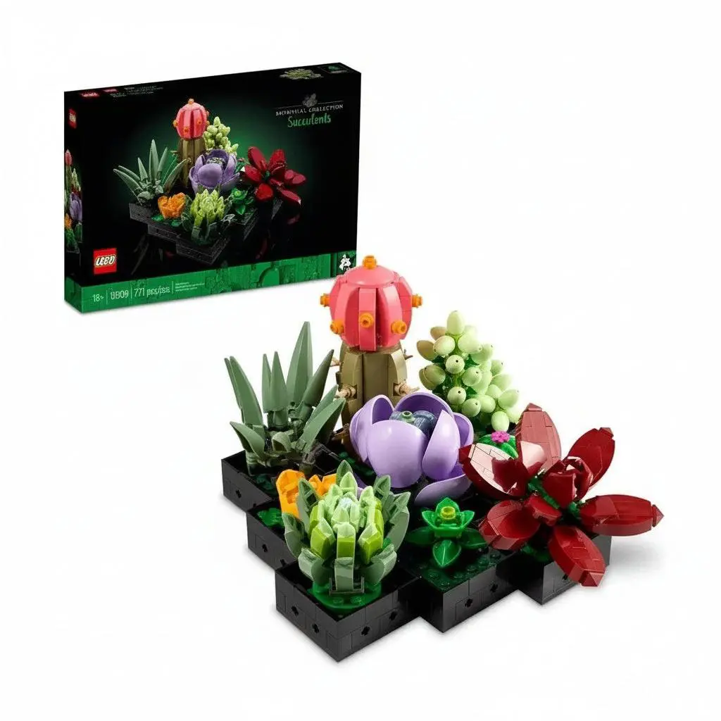 Lego Icons 10309 Succulents Botanical Collection Set