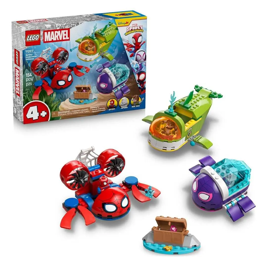 Lego Marvel Spidey and His Amazing Friends Spidey: Underwater Vehicles 11207