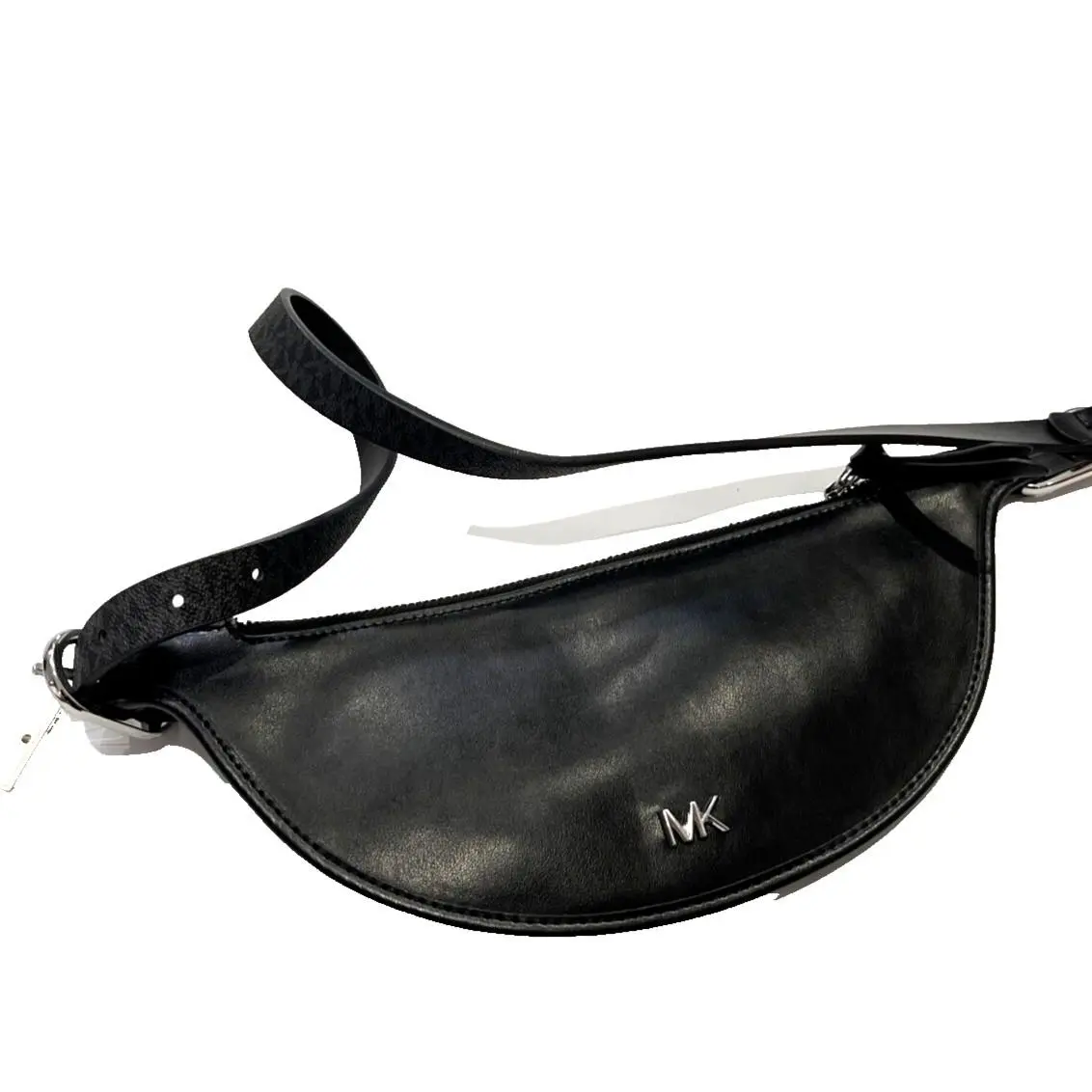 Michael Kors Leather Belt Bag Pack - Reversible Black to Logo - Large / XL