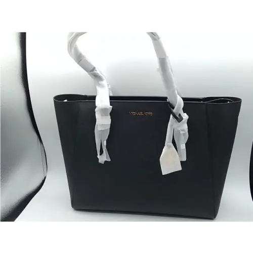Michael Kors Large Noir Saffiano Leather Tote