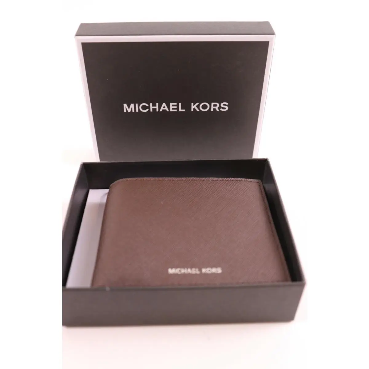 Michael Kors Wallet Men`s Java Brown Leather Andy Billfold