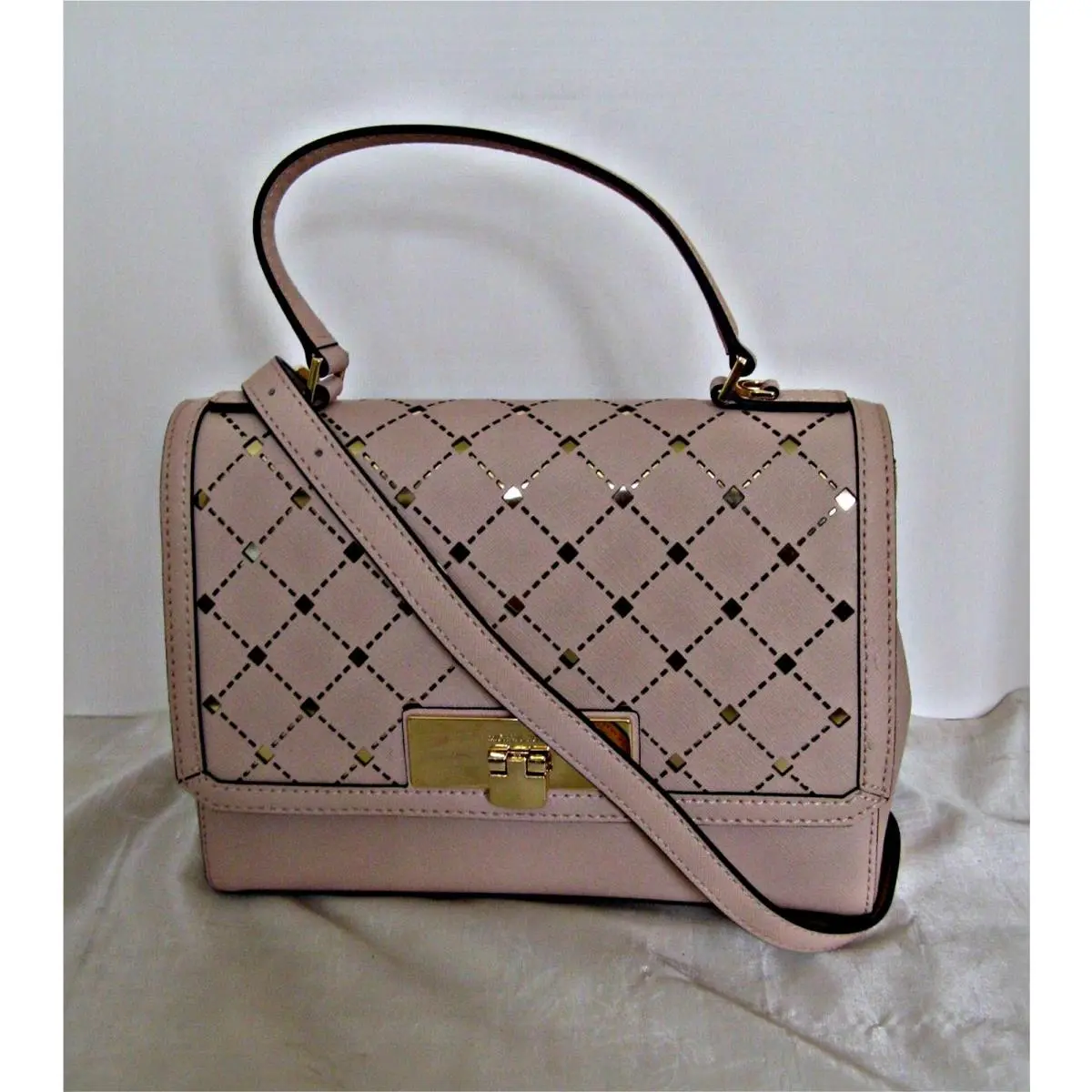 Michael Kors - Jamey Small Leather Messenger - Ballet