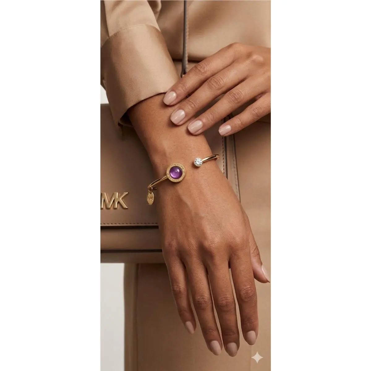 Gold Tone Colored Artificial Mop Bracelet D31 by Michael Kors
