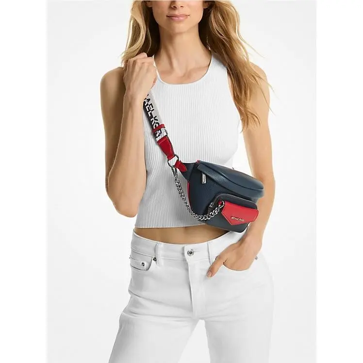 Michael Kors Maisie Pebbled Leather 2-in-1 Sling Pack