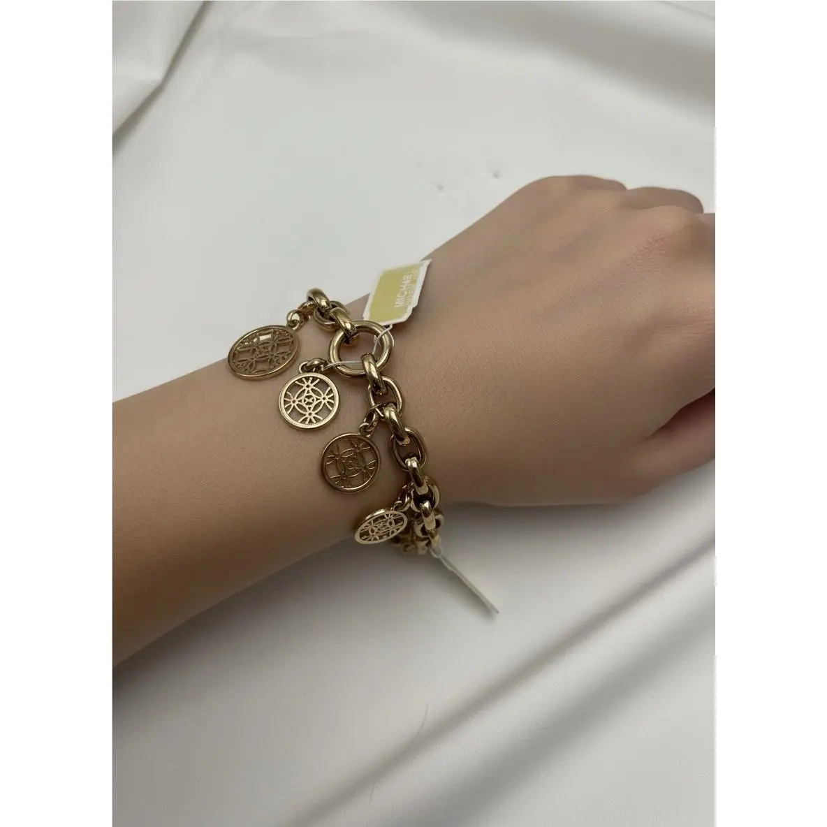 Charmed Chain Solid Bracelet Rose Gold D1h by Michael Kors