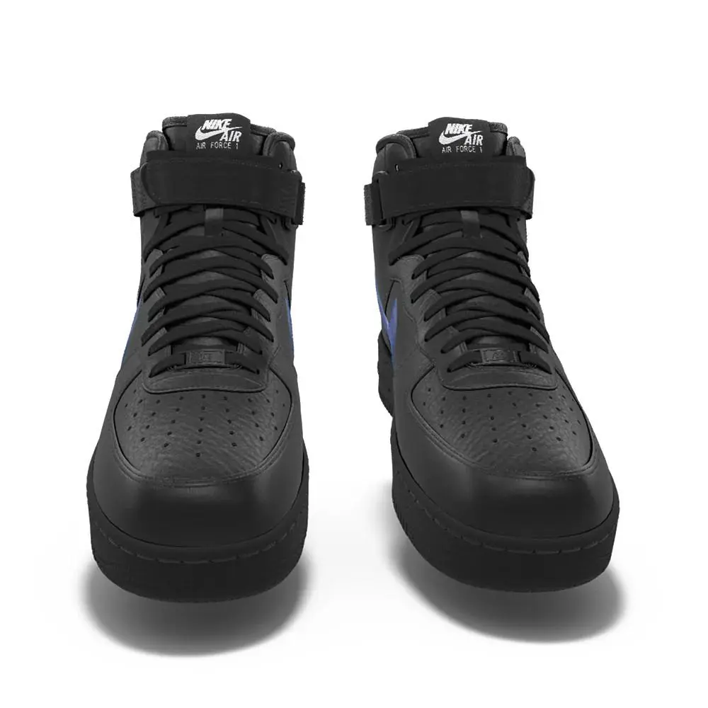 Nike shoes - Nike Air Force 1 - Air Force - Black 3