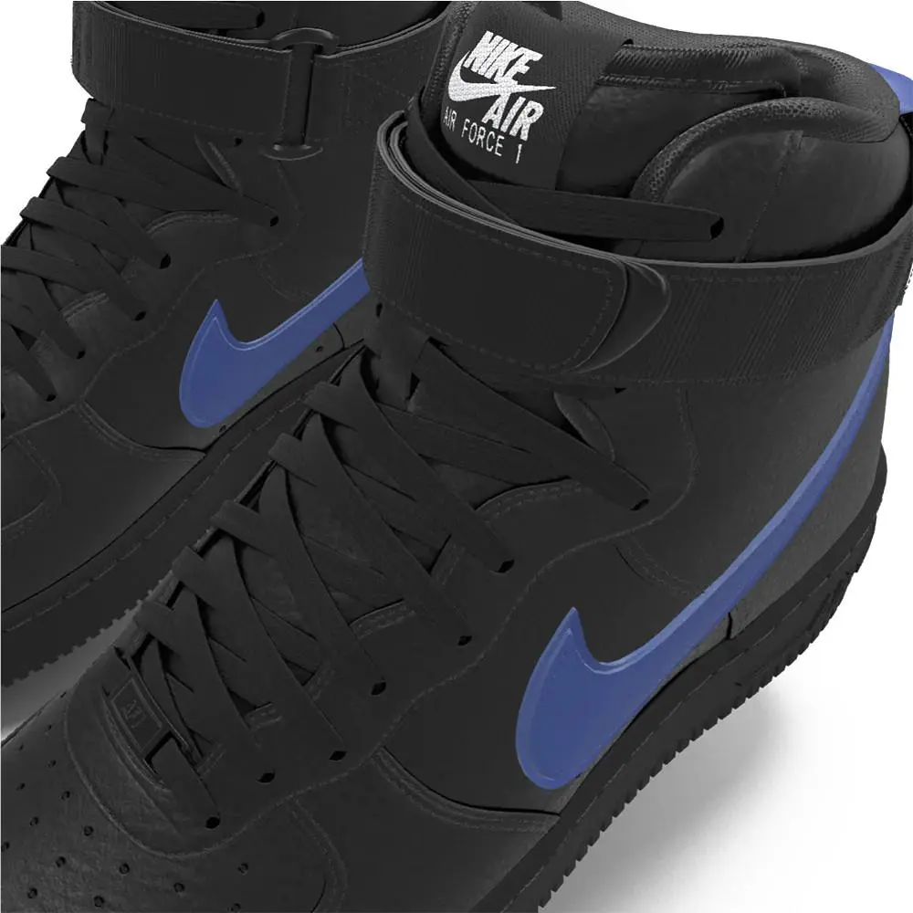 Nike shoes - Nike Air Force 1 - Air Force - Black 16