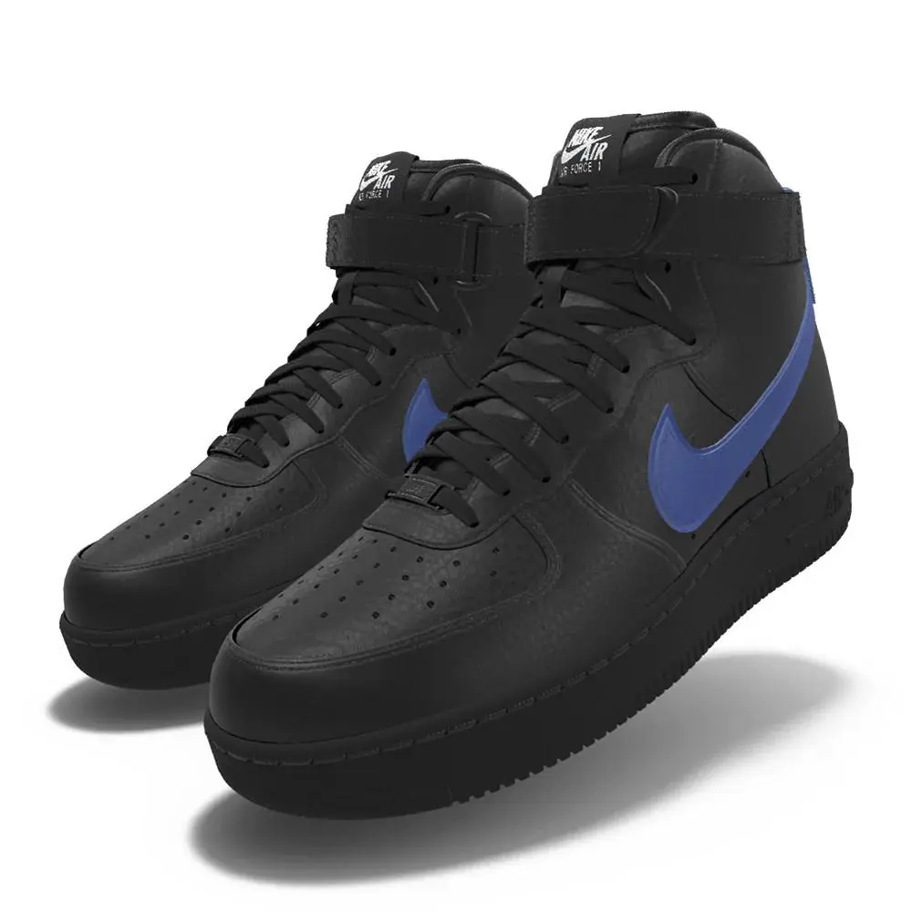 Nike shoes - Nike Air Force 1 - Air Force - Black 8