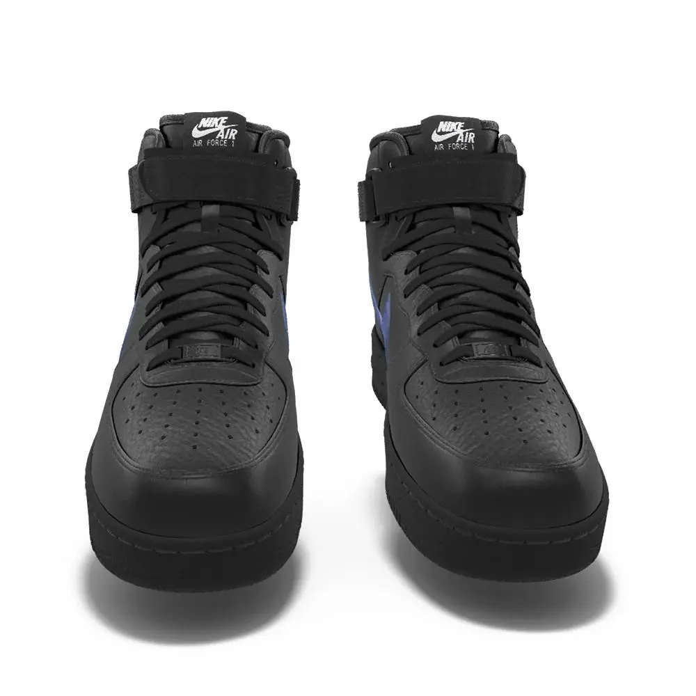 Nike shoes - Nike Air Force 1 - Air Force - Black 12