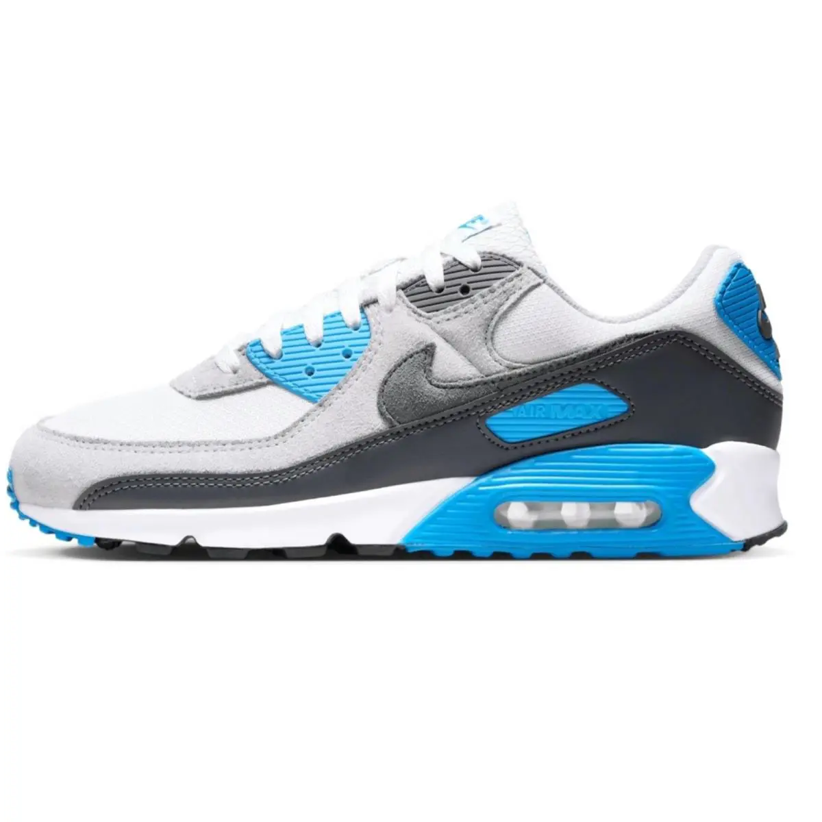 Nike shoes - Nike Air Max 90 - Air Max - Blue, Maufacturer: Platinum Tint/Iron Grey/Blue Lightning 21