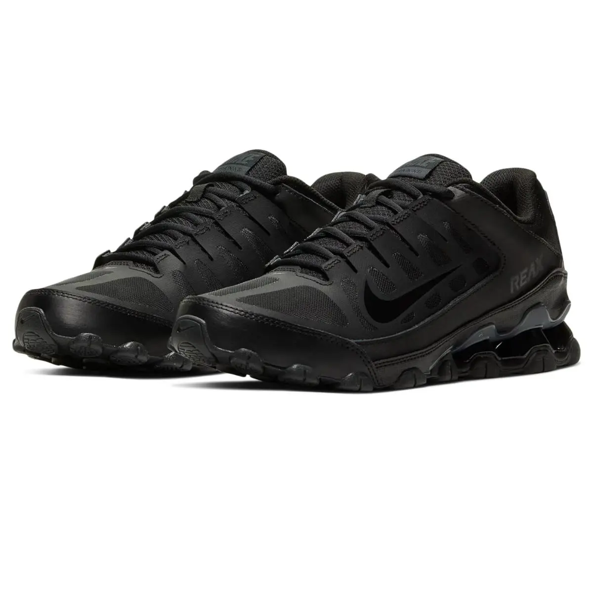 Man`s Sneakers Athletic Shoes Nike Reax 8 Trainer - Black/Metallic Gold/Black