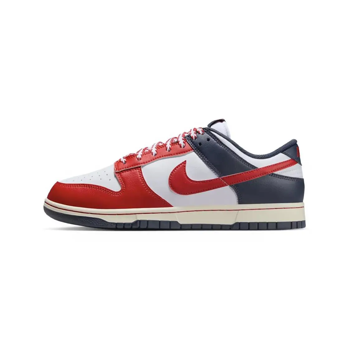 Men`s Nike Dunk Low Retro White/university Red IM2222 100 - White/University Red