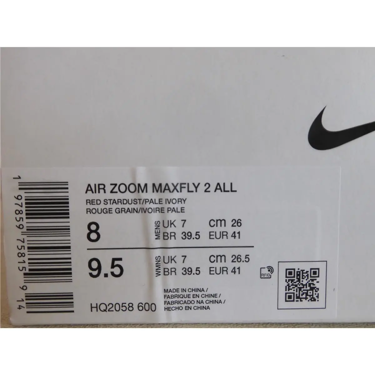 Nike shoes - Nike Air Zoom Maxfly - Air Zoom Maxfly - HQ2058-600 - Red 9