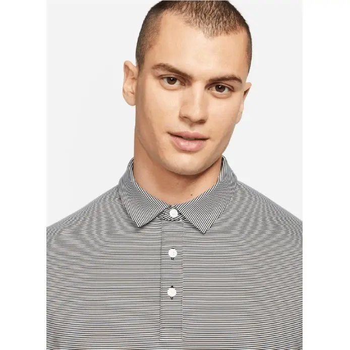 Nike Tour Men`s Dri-fit Golf Polo CV3496 010 Various Sizes Black / Silver