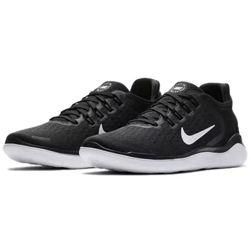 Multisize Women`s Nike Free RN 2018 Black/white 942837 001 Running Shoes