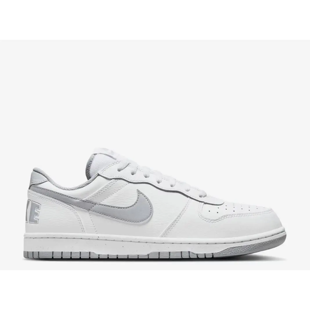 Nike shoes - Nike Big Nike - Big - 355152-106 - White, Manufacturer: White/Wolf Grey 8