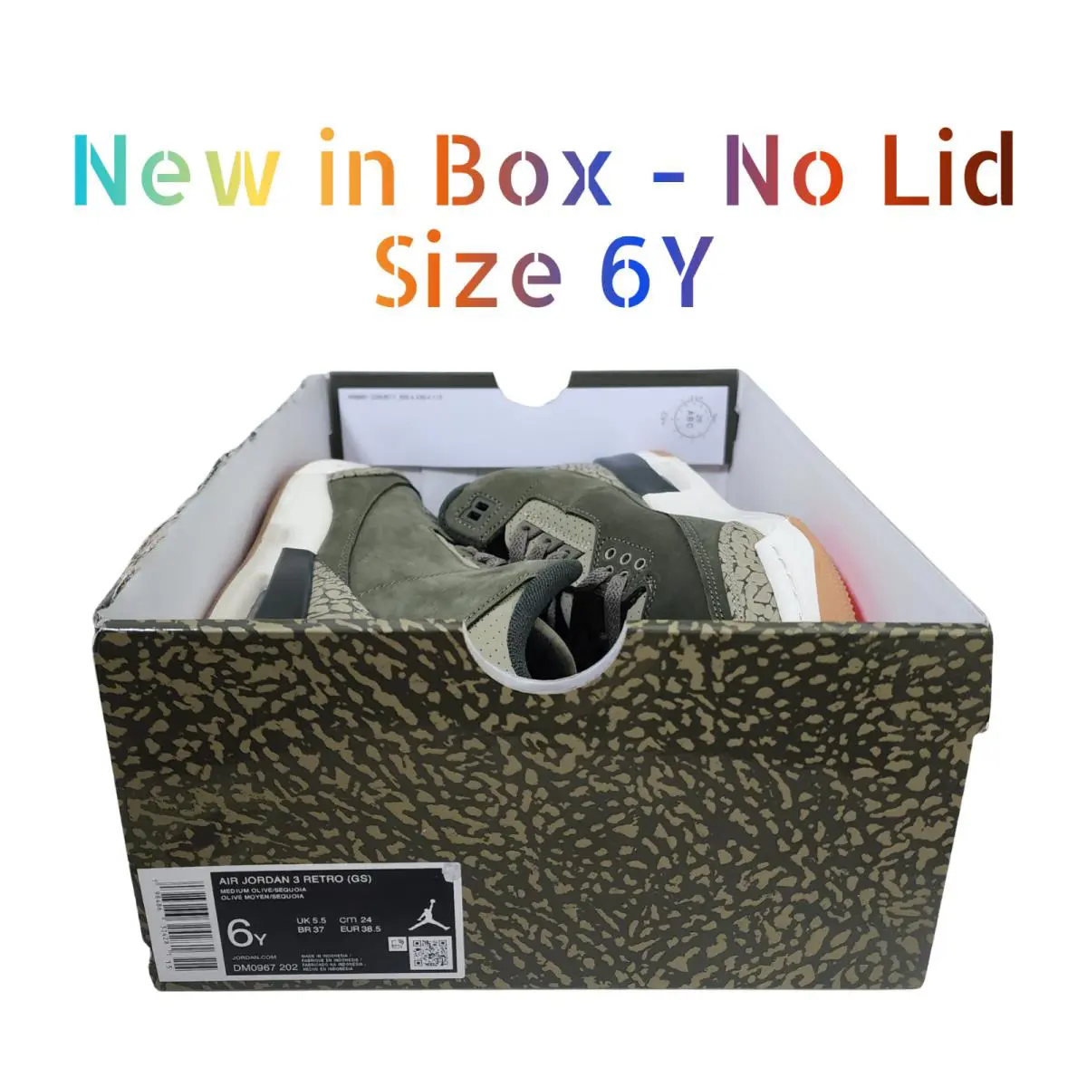 Nike shoes - Air Jordan 3 - Air - DN3707-202 - Green 3