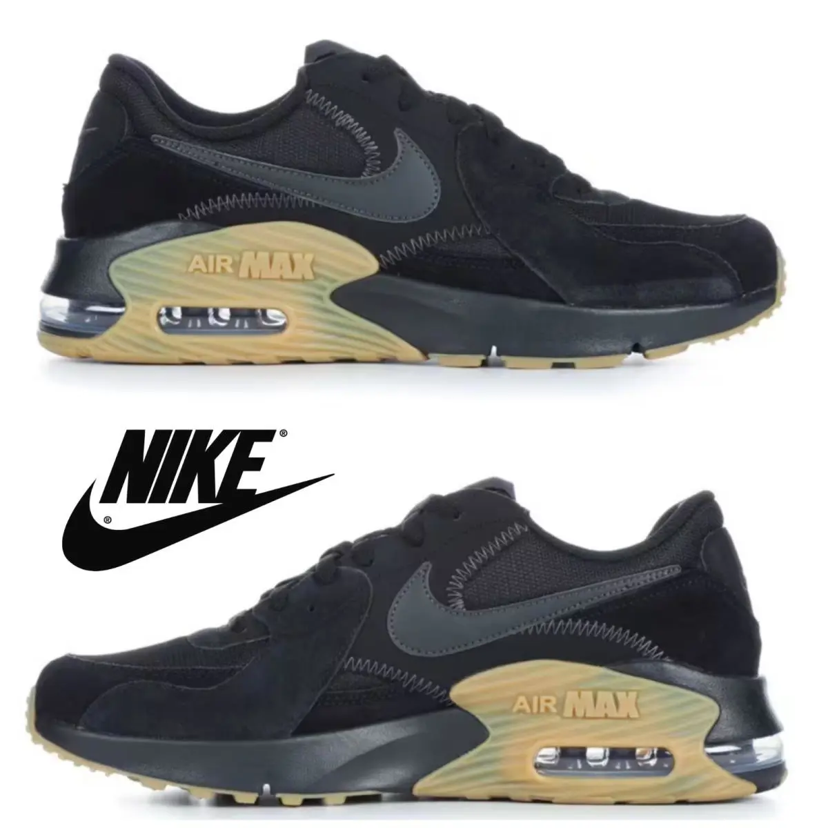 Nike shoes - Nike Air Max Excee - Air Max Excee - Black, Maufacturer: blk/nbk/gum 010 23