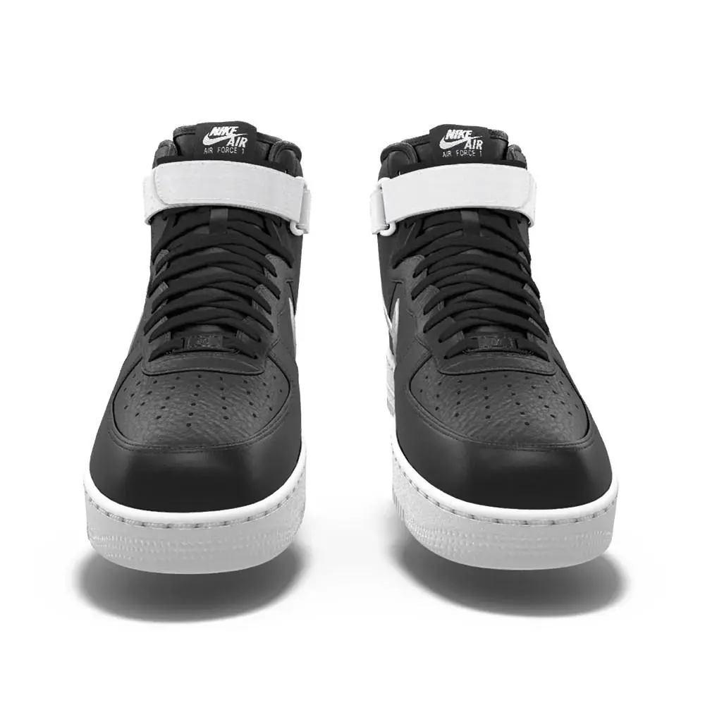 Nike shoes - Nike Air Force 1 - Air Force - Black 3