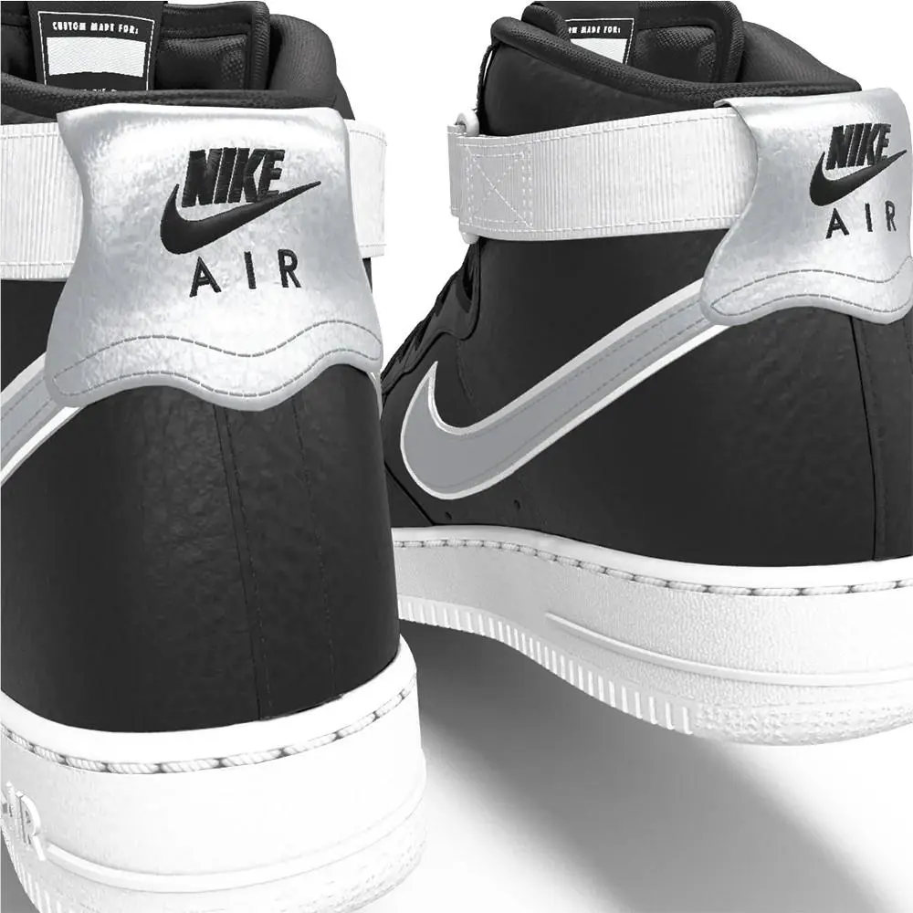 Nike shoes - Nike Air Force 1 - Air Force - Black 6