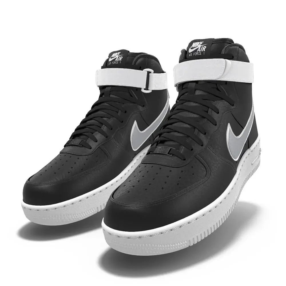 Nike shoes - Nike Air Force 1 - Air Force - Black 8
