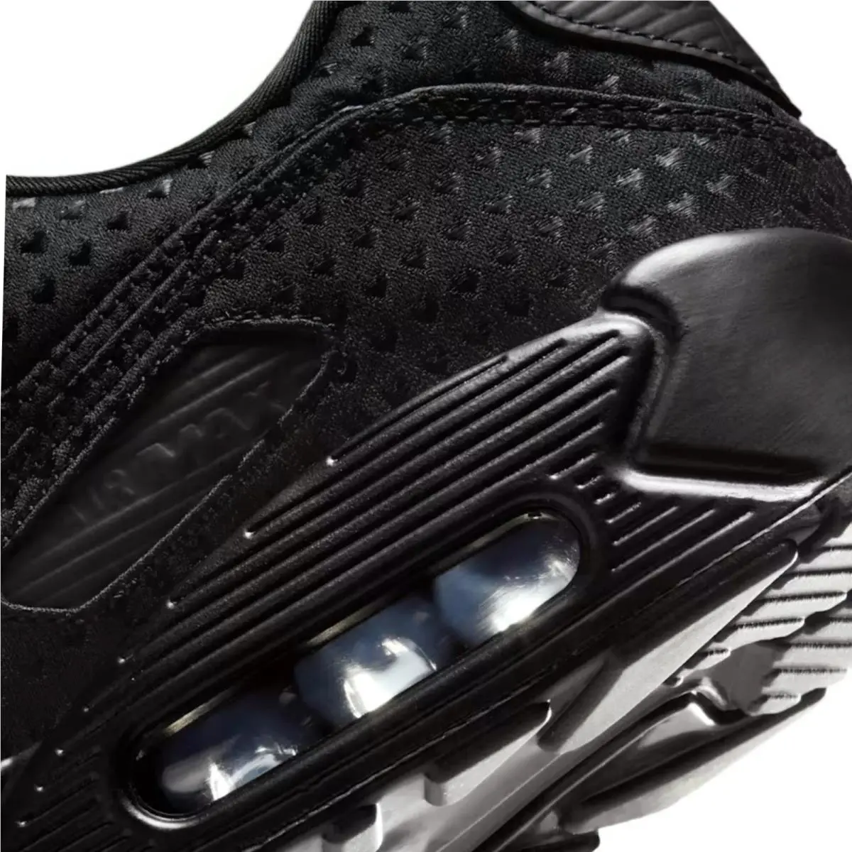 Nike shoes - Nike Air Max 90 - Air Max - Black, Maufacturer: Black/University Red/Black 1
