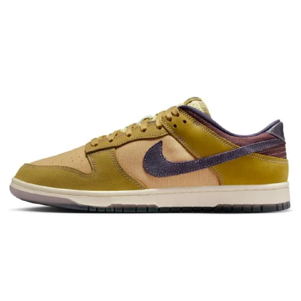 Men`s Nike Dunk Low Retro SE Buff Gold/dark Raisin IB6752 700 - Buff Gold/Dark Raisin