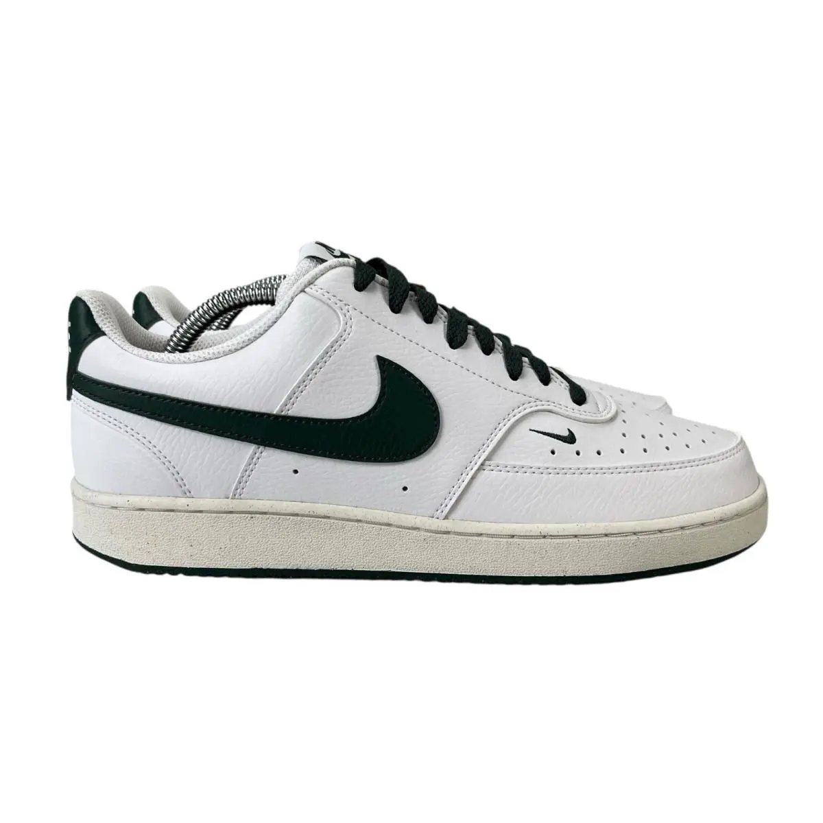 Nike Court Vision Low NN White Vintage Green Shoes FV9952-101 Women`s Size 10.5 - White