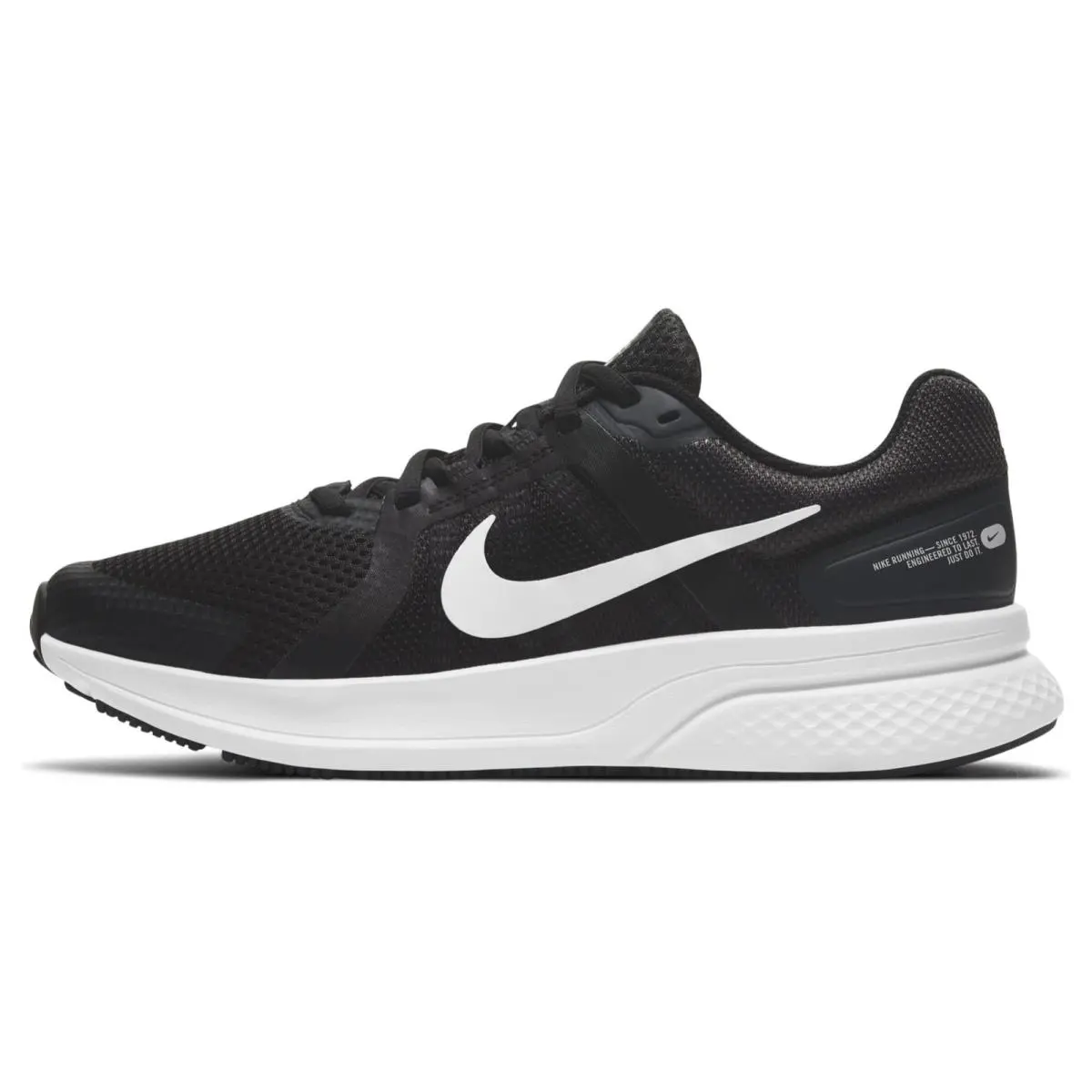 Nike Run Swift 2 Women`s Running Shoes Sneakers Black White CU3528-004 - Black