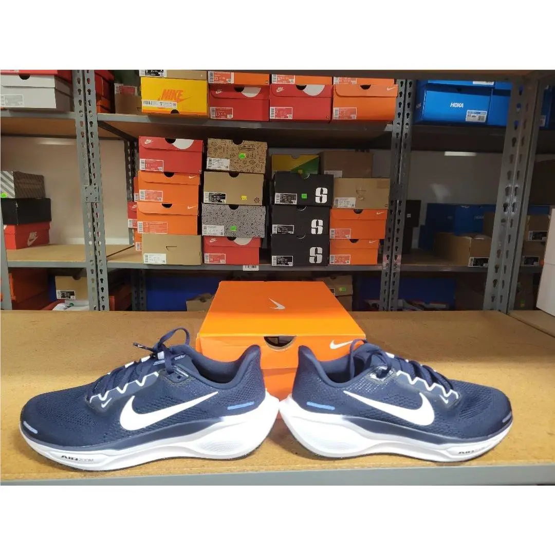 Nike shoes - Nike Women Air Zoom Pegasus 41 - HF1538 404 - Navy, Women`s: College Navy White Black 1