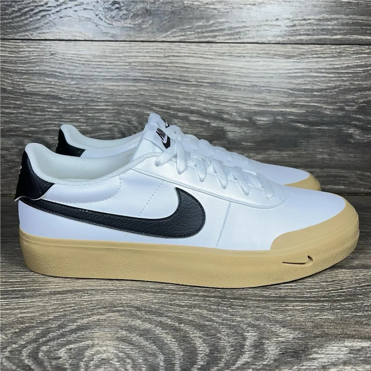 Nike shoes - Nike Court Shot - Court Shot - White, Black 8